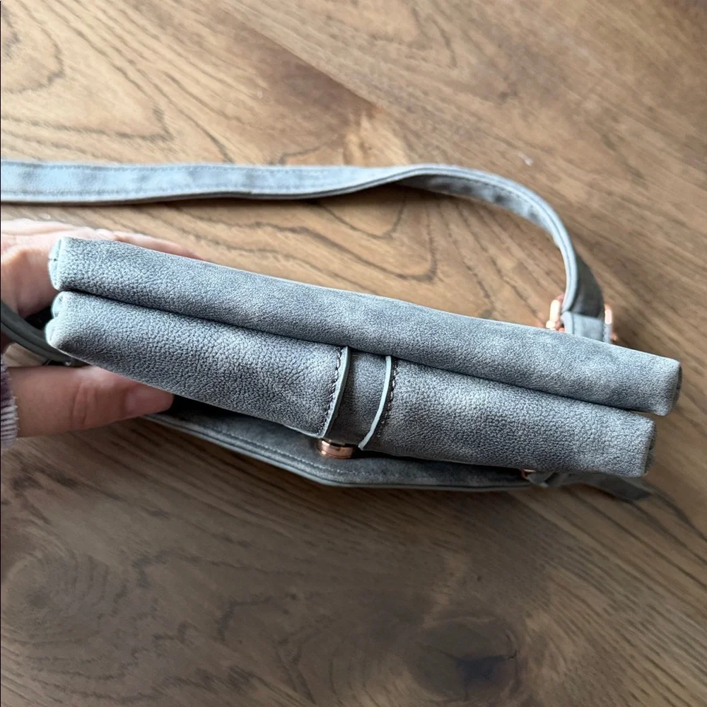 Crossbody Women's Grey Small Purse